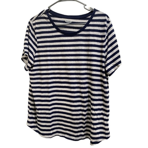 Women’s Old Navy Blue and White Striped‎ XL Shirt